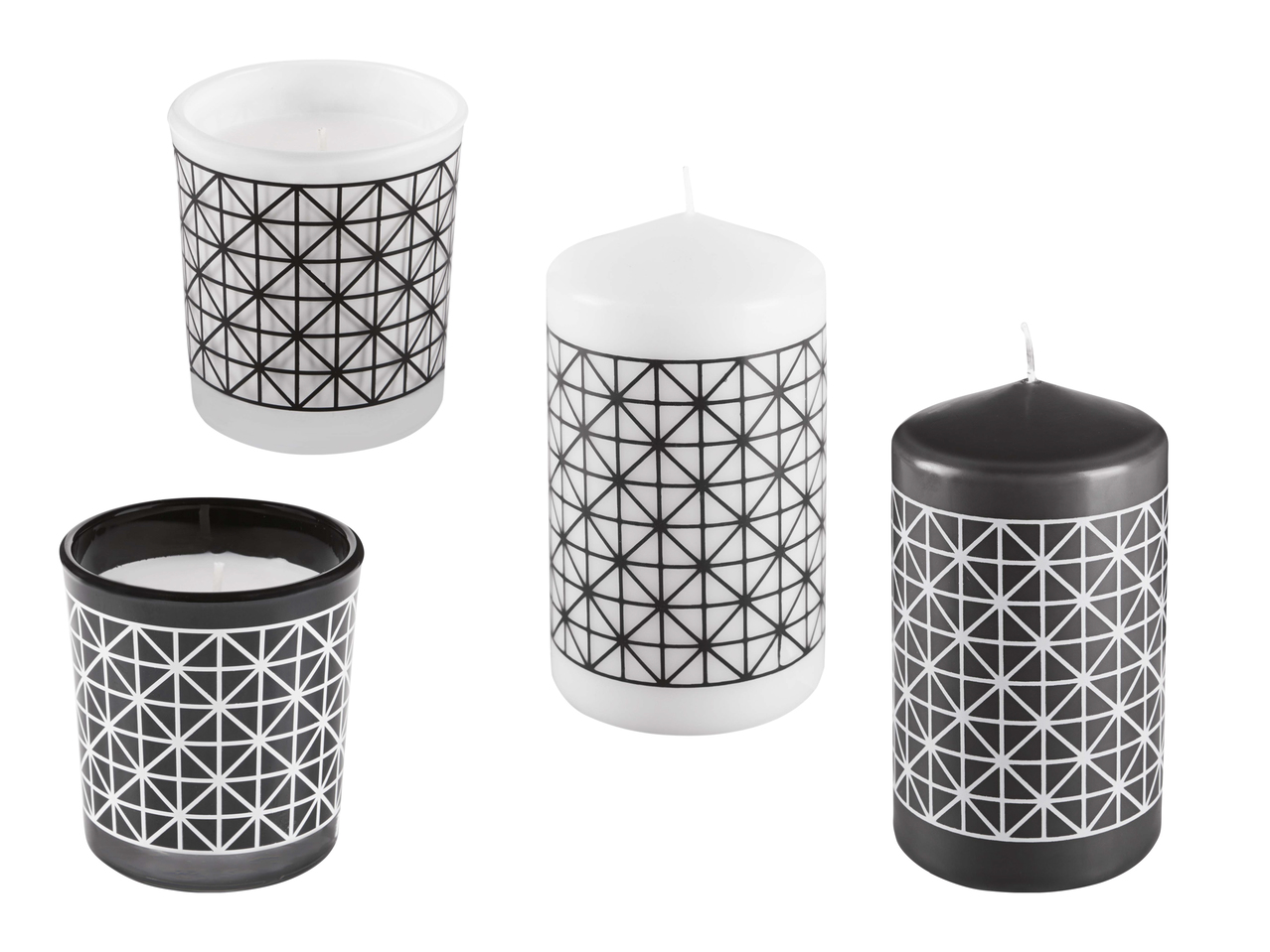 Bougie dans un verre/ cylindrique