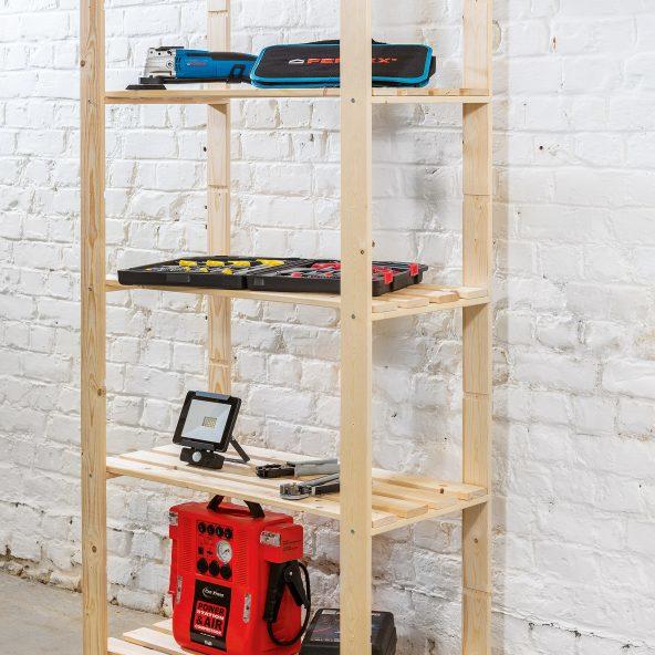 Houten stapelrek