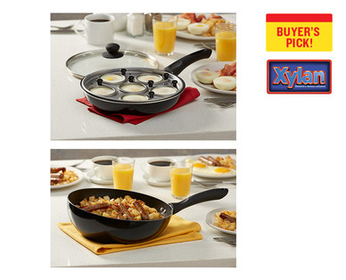 Crofton Breakfast Pan 11" Flip Pan or 9.5" 6-Cup Egg Poacher