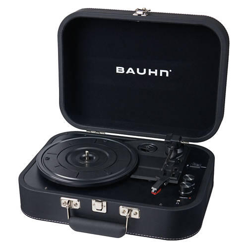 Bluetooth Suitcase Shaped Record Play, Black