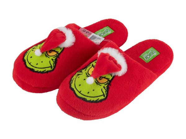 Grinch Adult Slippers