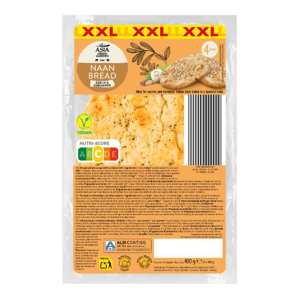 ASIA GREEN GARDEN(R) 				XXL-Naan-Brot