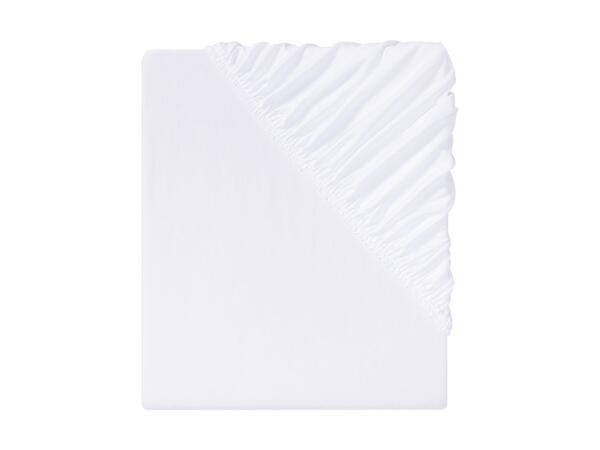 Microfibre Jersey Fitted Sheet Double