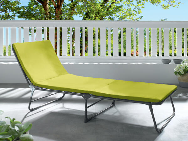 Chaise longue avec coussin