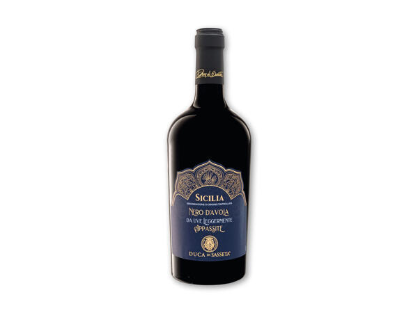 Duca di Sasseta Da Uve Leggermente Appassite Nero D'avola