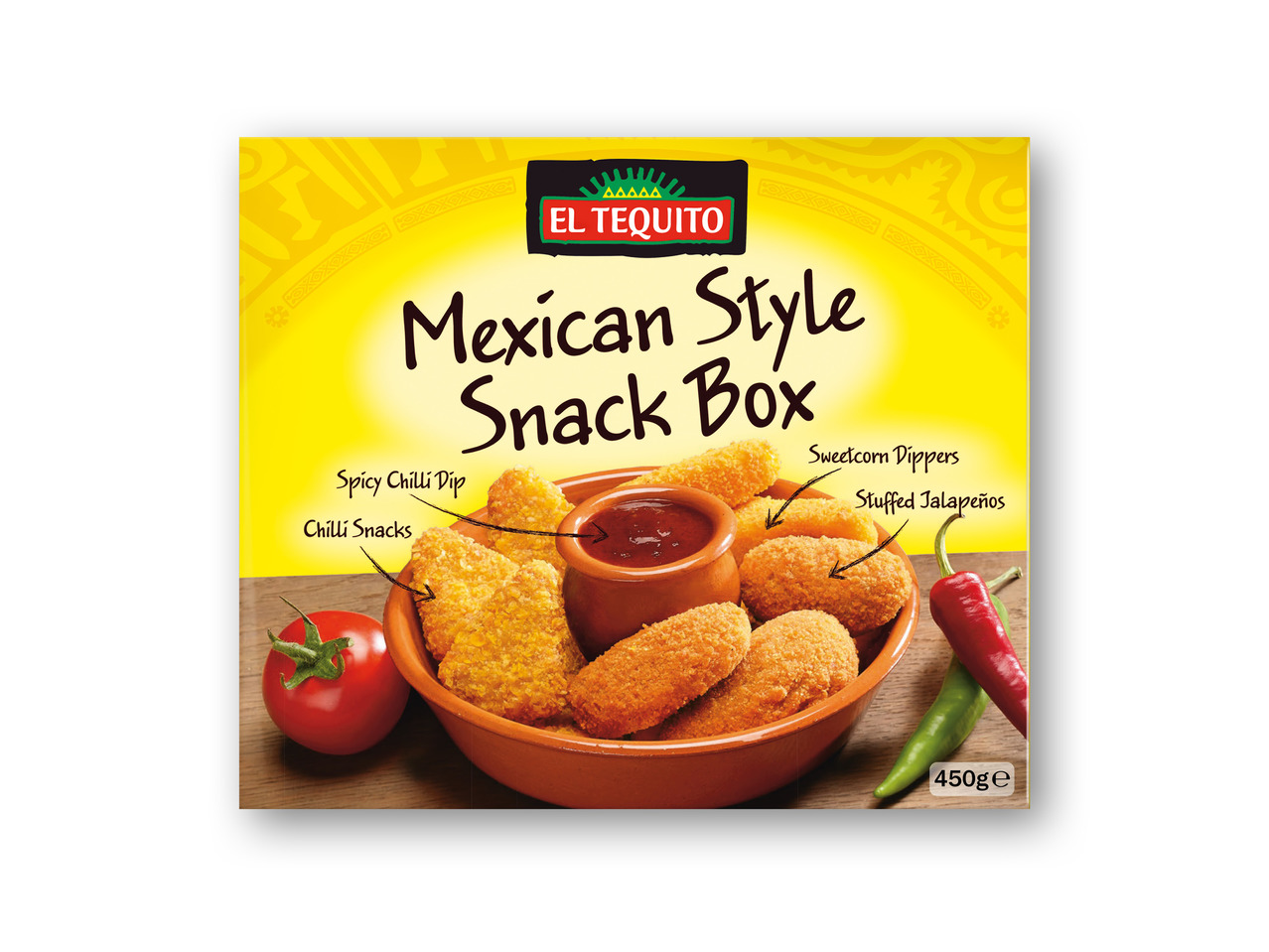 EL TEQUITO Mexican style snackbox