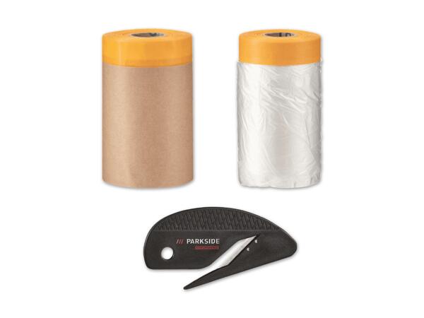 Abdeckfolie mit Klebeband