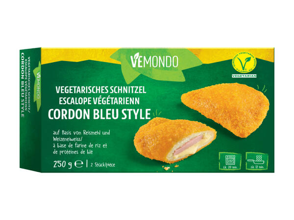 Fettine vegetariane tipo cordon bleu