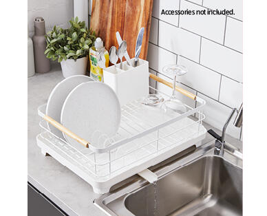 Dish Rack with Bamboo Handles