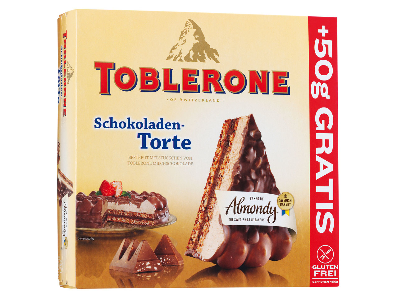 ALMONDY Toblerone Schokoladen-Torte