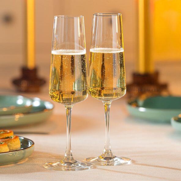 CROFTON(R) 				Flûtes à champagne en cristal, 6 pcs