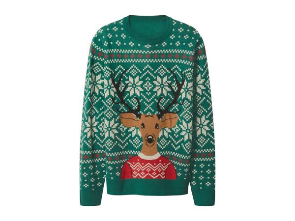 Esmara Men Men's Green Christmas Jumper