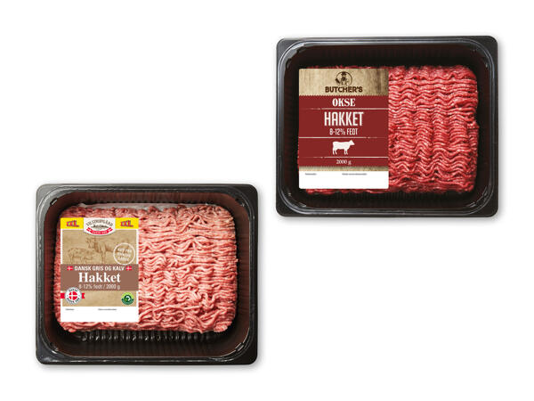 Dansk hakket gris og kalv