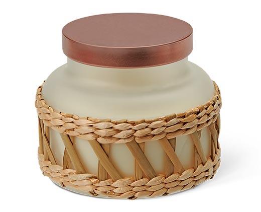 Huntington Home 
 Rattan Designer Jar Candle