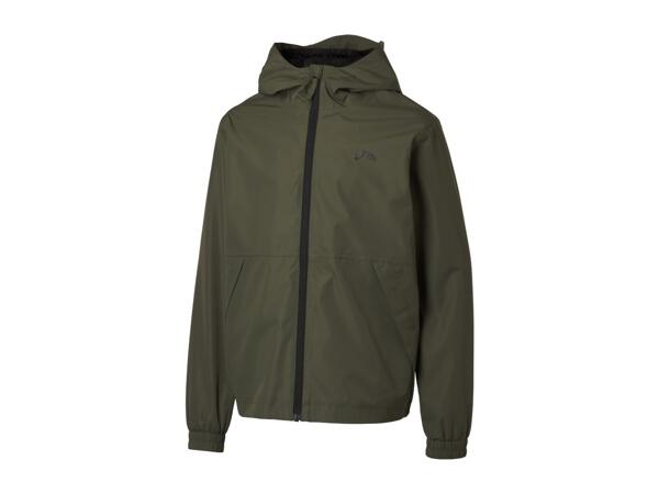 CRIVIT Kids' Green Waterproof Jacket