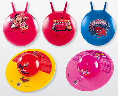 Pallone saltante/Saltarella a forma di Saturno CARS/DISNEY PRINCESS/SPIDERMAN/MINNIE MOUSE