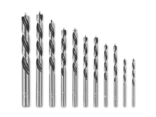 Bohrer-/Bit-Set, 11-teilig