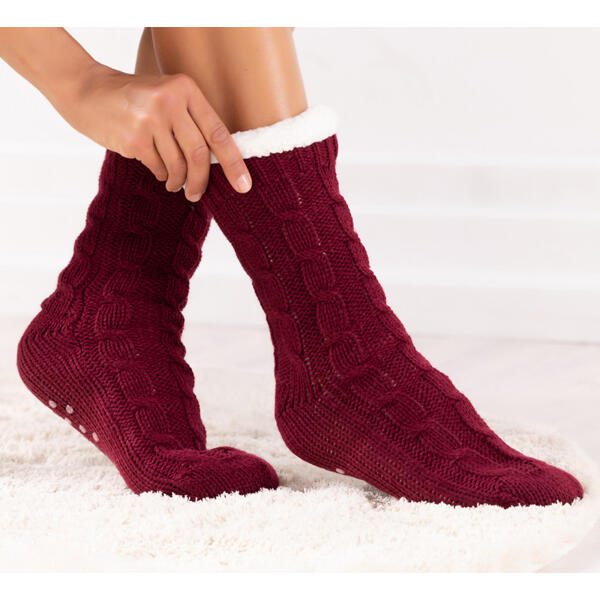 Grobstrick-Homesocks