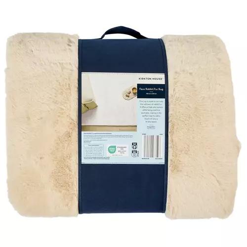 Faux Rabbit Fur Rug