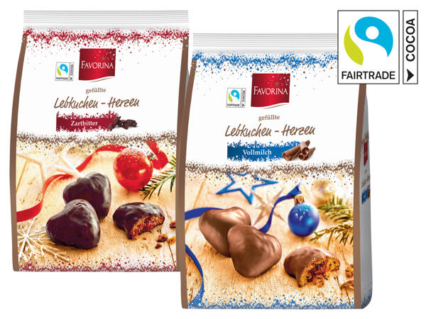 Gefüllte Lebkuchen-Herzen