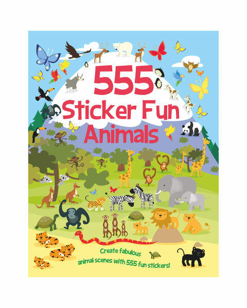 555 Sticker Fun Animal Book