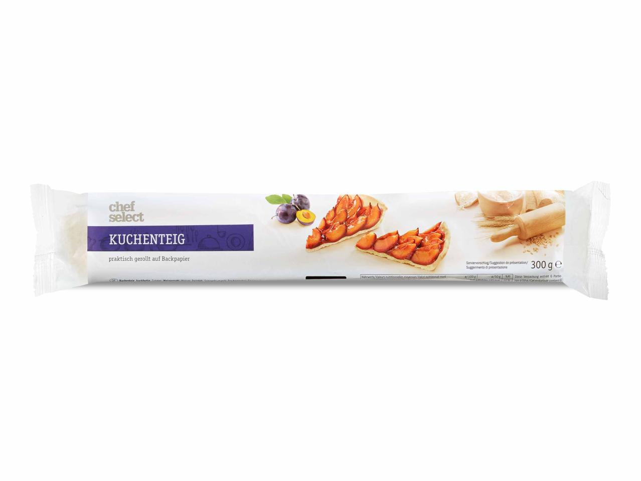 Pâte à gâteaux abaissée