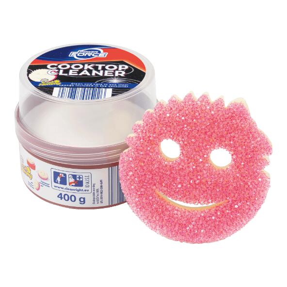 POWER FORCE(R) 				Nettoyant pour plaques de cuisson ou pierre de nettoyage