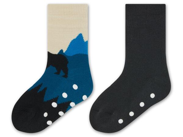 Kleinkinder/Kinder ABS-Socken, 2 Paar