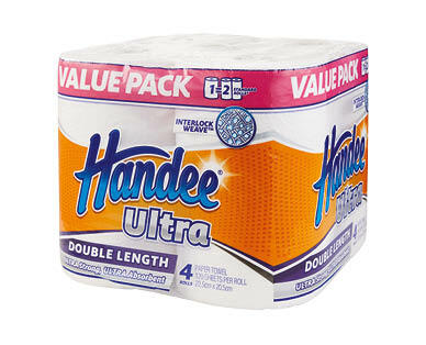 Handee Paper Towel Double Length 4pk