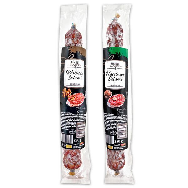 Walnuss-/ Haselnuss-Salami