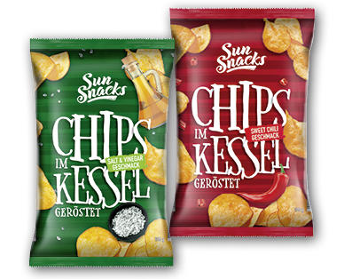 SUN SNACKS Patatine cotte nel paiolo