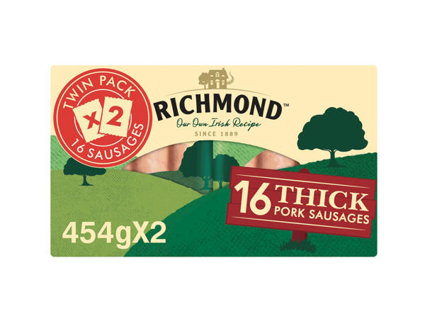 Richmond Twin Pack Thick Sausages
