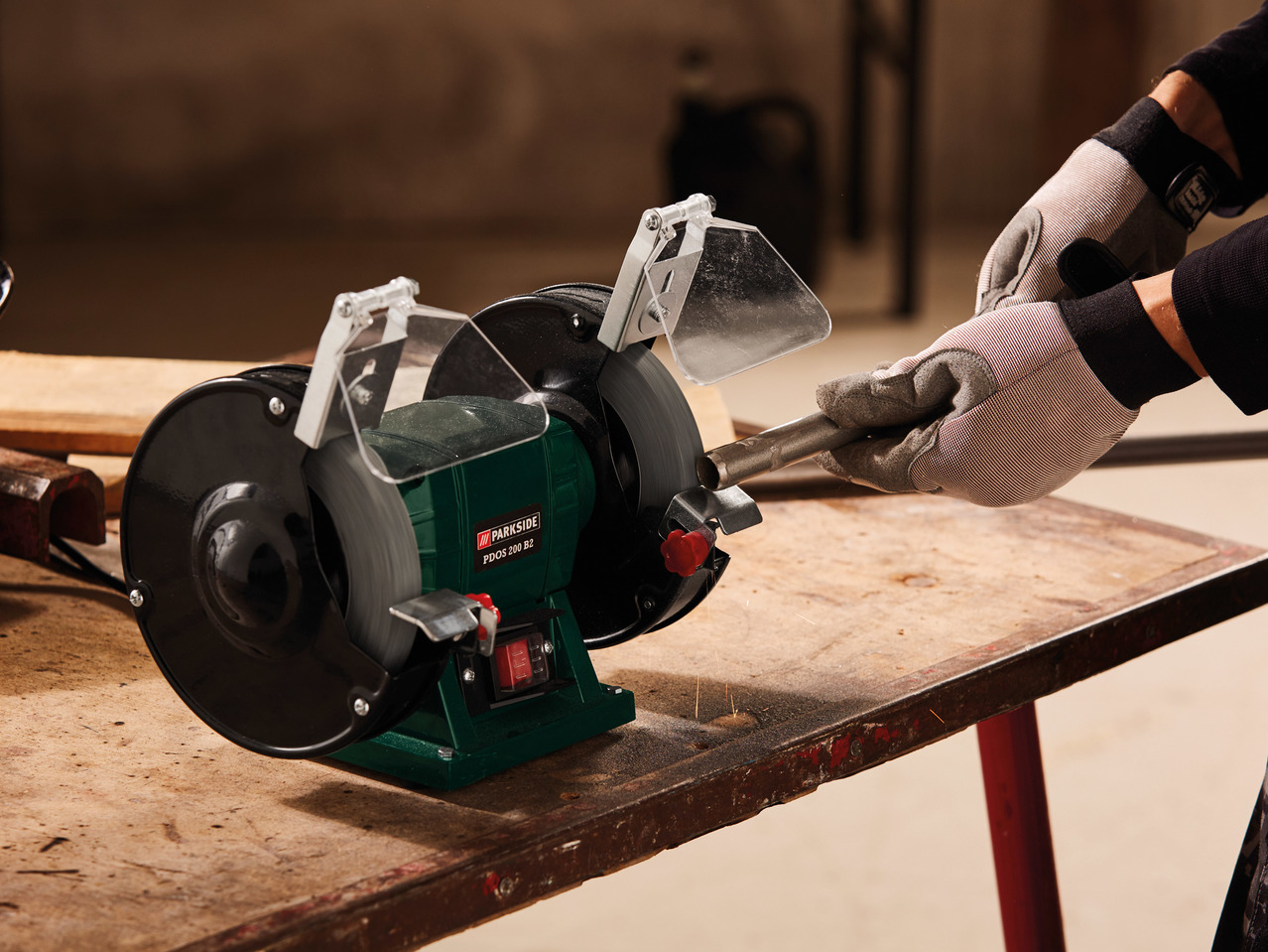 Parkside Double Bench Grinder1