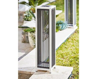 Decorative LED Solar Bollard Light