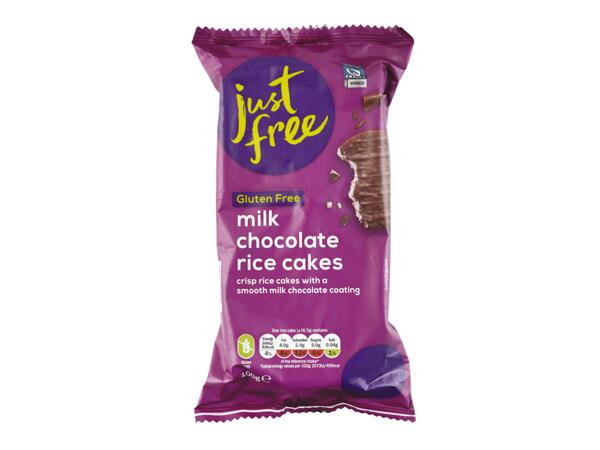 Gluten Free Milk Chocolate Rice Cakes