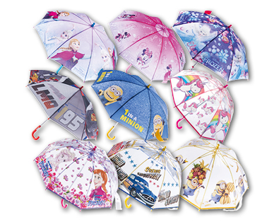 Parapluie pour enfants MINNIE MOUSE/CARS/FROZEN/DESPICABLE ME 3/EINHORN