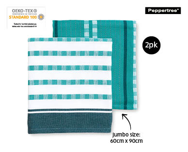 Jumbo Tea Towel 2 Pack
