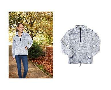 Royal Class/Serra 
 Men's or Ladies' Sherpa Quarter Zip