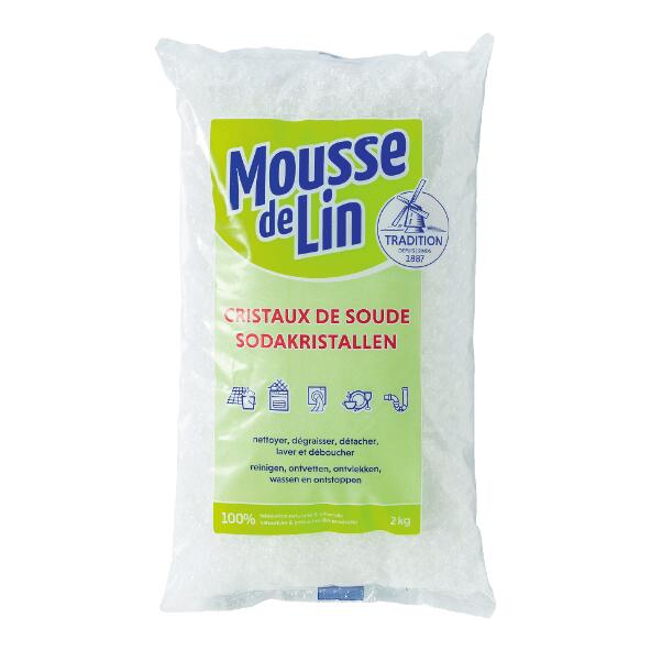 MOUSSE DE LIN(R) 				Cristaux de soude