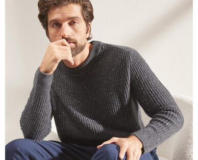 Men's Merino Wool Blend Jumper