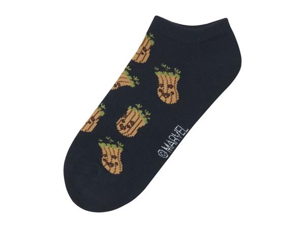 Disney Kids' Groot Trainer Socks - 3 Pairs