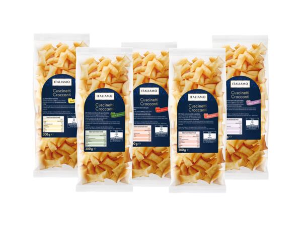 Crunchy cuscinetti snacks