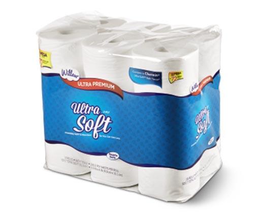Willow 
 18 Mega Roll Ultra Soft Bath Tissue