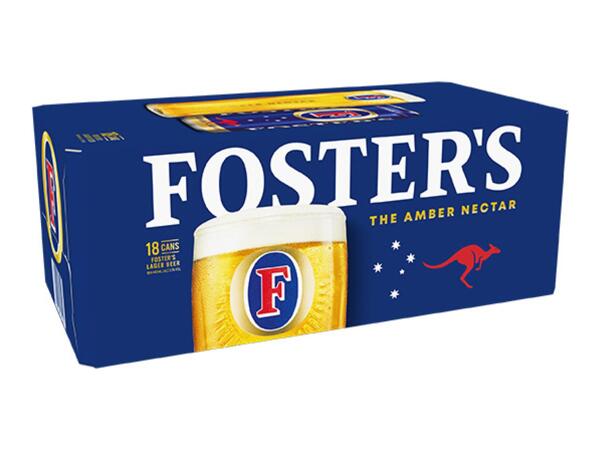 Fosters Lager 3.4%, 18 x 0,44L