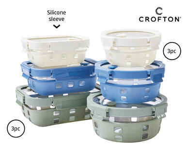 Glass Food Storage Container 3pc Set