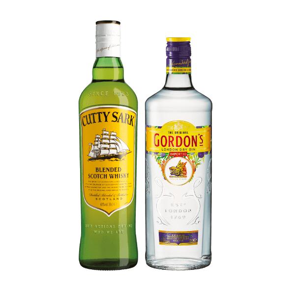 Cutty Sark eller Gordon's dry gin