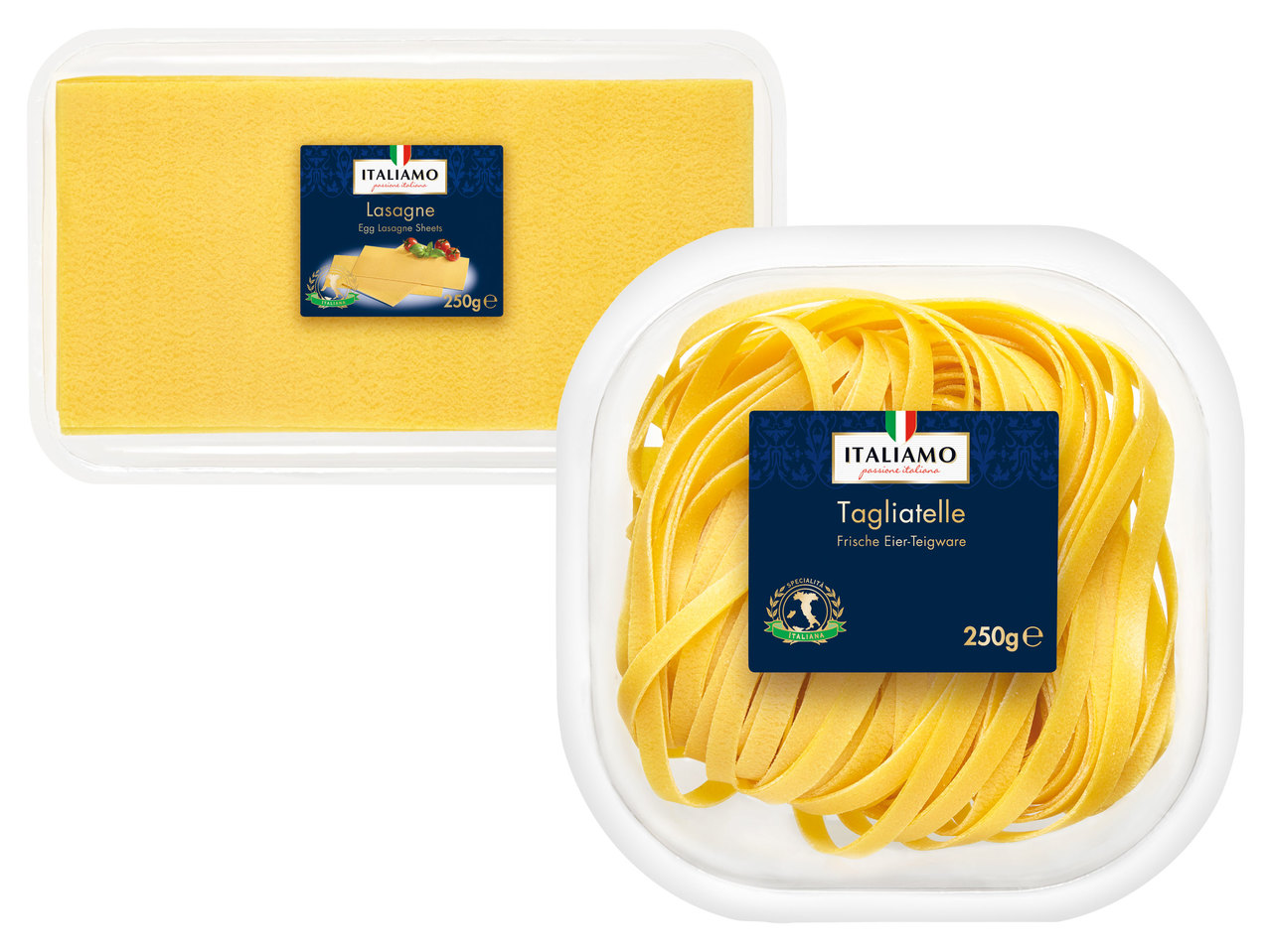 ITALIAMO Frische Pasta oder Lasagne-Blätter mit Ei