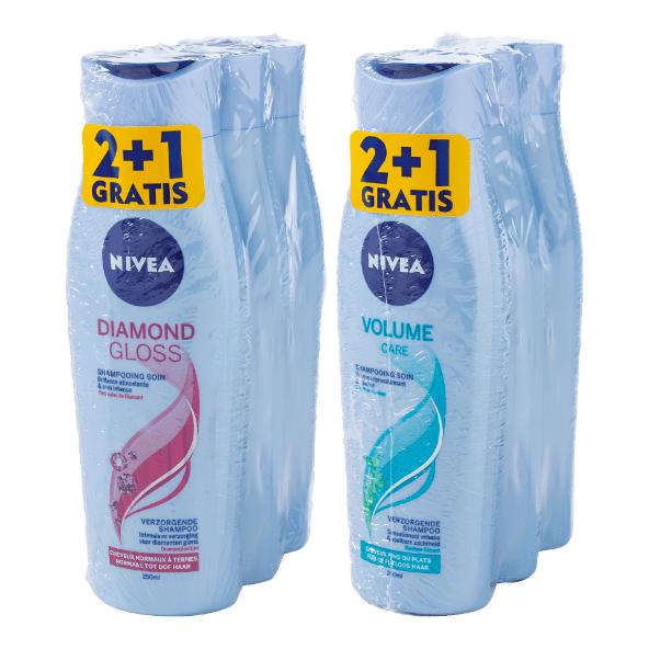Nivea shampoo, 3 st.