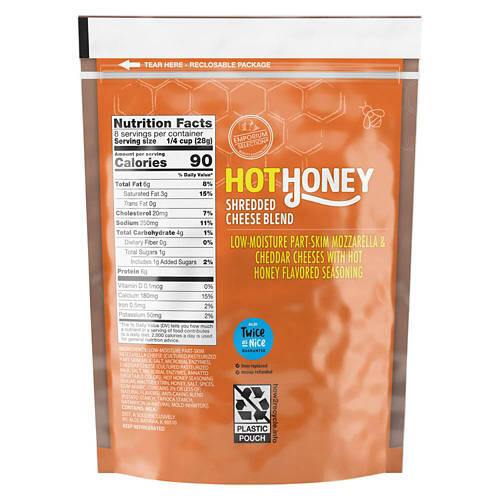 Hot Honey Shredded Cheese, 8 oz