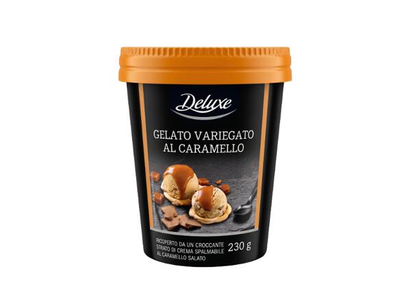 Variegated Salted Caramel Ice Cream
